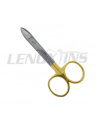 Beebee Crown Scissors 110mm Saw edge, Straight