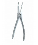 Dental Extracting Forceps Upper Roots Fig 44, Micro Serrated Edges