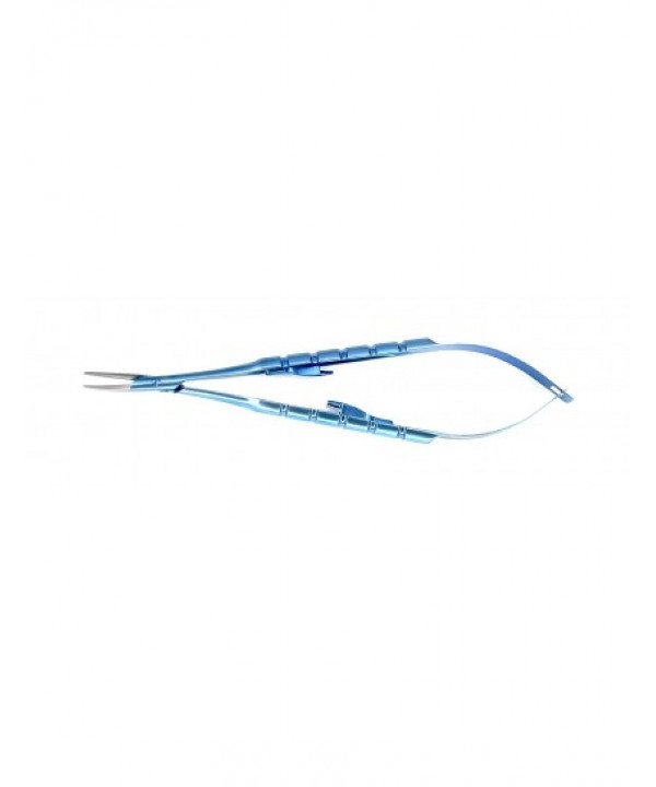 Micro Castroviejo Needle Holder Curved 14cm Titanium