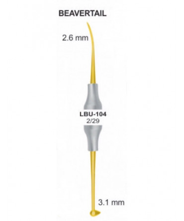 Burnishers 2/29 BEAVERTAIL 2.6 mm / 3.1 mm