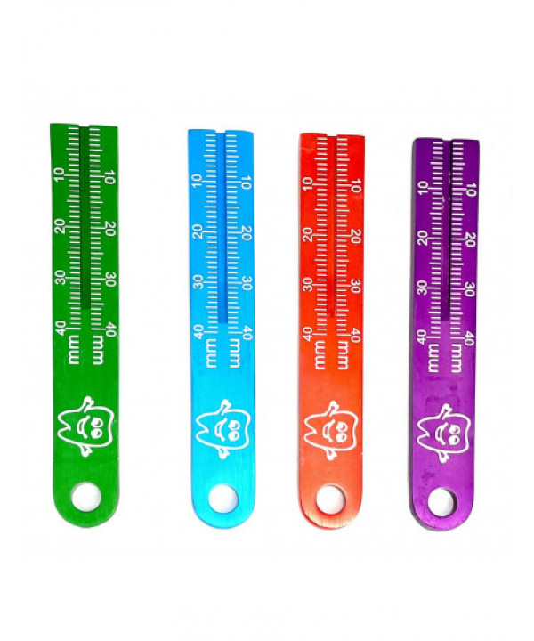 Endo Ruler-Measuring Scale, 4 x colors- 