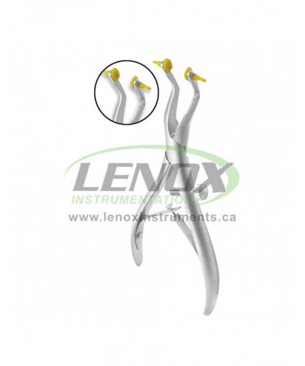 Dental crown remover forceps