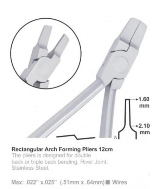 Rectangular Arch Forming Pliers 12cm