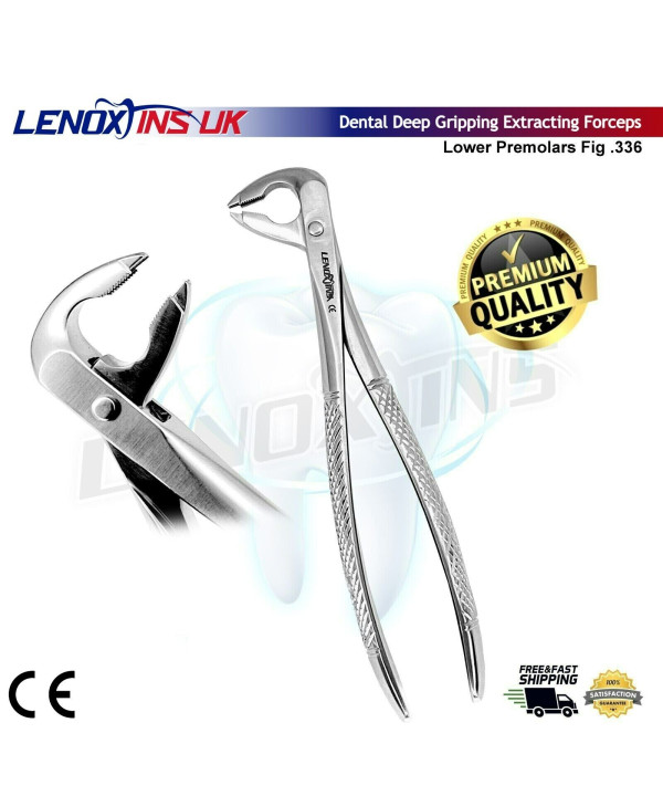 Deep Gripping Forceps # 336 Lower Premolars Deep-gripping