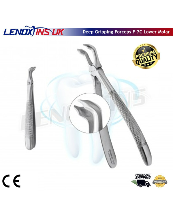 Deep Gripping Forceps F-7C Lower Molar