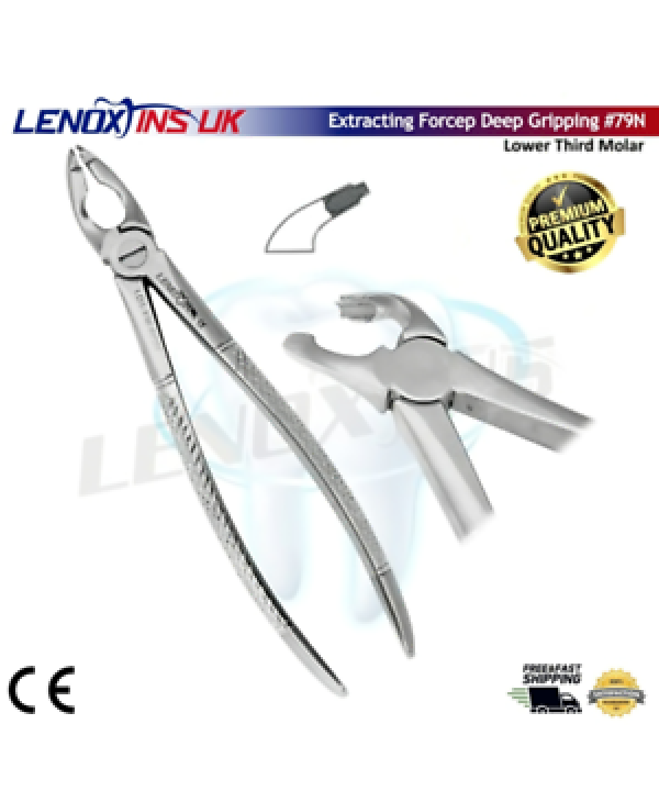 Deep Gripping Forceps # 79N Lower Third Molars Deep-gripping