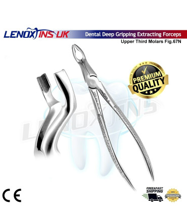 Deep Gripping Forceps # 67N Lower Third Molars Deep-gripping