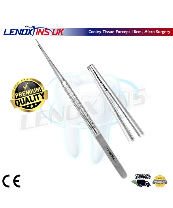 Cooley Tissue Forceps 18cm