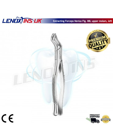 Extracting Forceps Nevius Fig. 88L upper molars, left