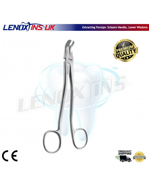 Extracting Forceps- Scissors Handle, Lower Wisdoms,