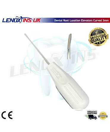 Dental Luxating Elevator Curved 3mm