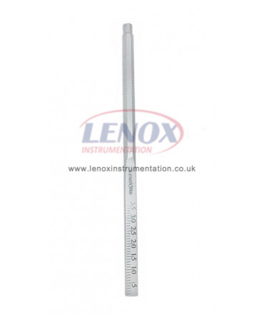 Dental Mirror Handle Stem with Ruler