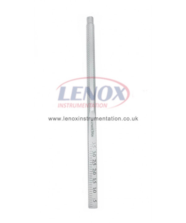 Dental Mirror Handle Stem with Ruler