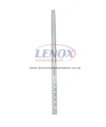 Dental Mirror Handle Stem with Ruler Cone Socket