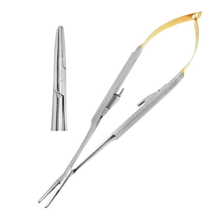 Castroviejo Needle Holders 16cm TC STR - Precision Surgical Instrument - Image 1