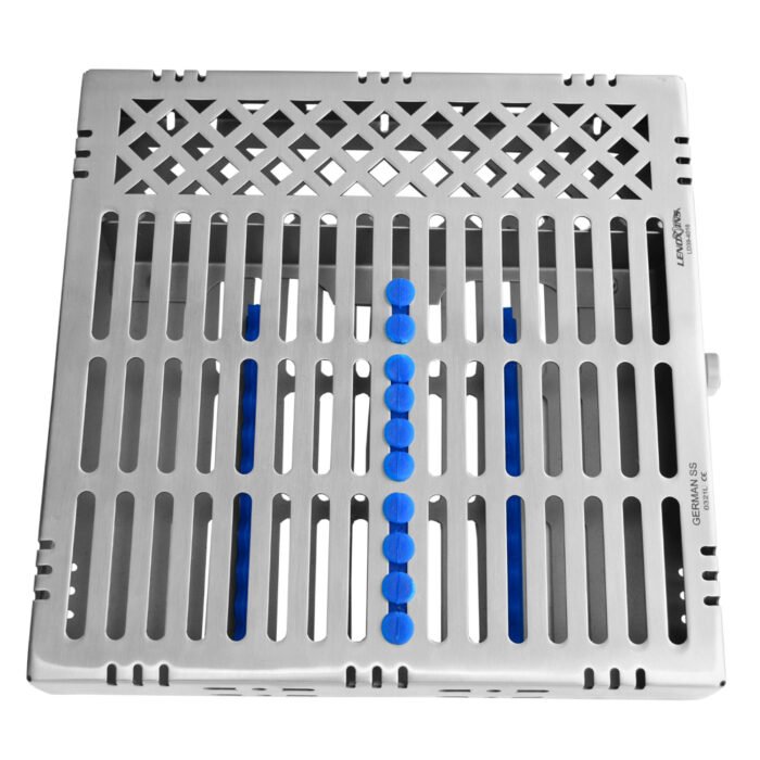 Cassette With Compartment - 22cmx21.5cmx3.5CM - Versatile Storage Solution for Dental Instruments - Image 2
