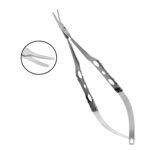 Fearherlite Micro Duck Blade Scissors - Curved - Precision Dental Surgical Instrument