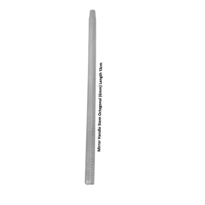 Dental Mouth Mirror Handle Stem Octagonal (6mm) Length 5’’ - Precision Dental Surgical Instrument - Image 1