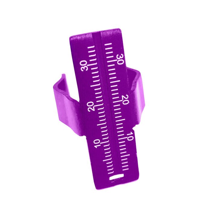 Endo Finger Ruler-Measuring Scale - Purple - Precision Endodontic Instrument - Image 1