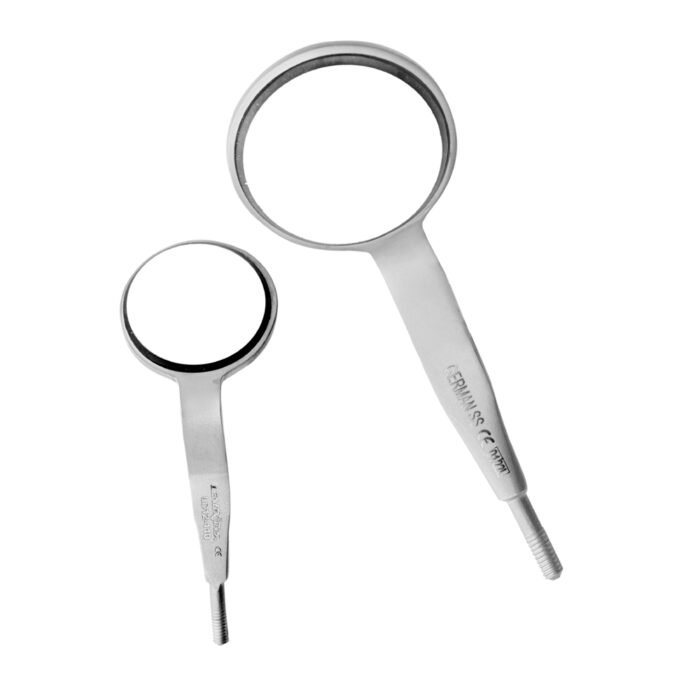Double-Sided Dental Mouth Mirrors Front Surface #5 Pack of 5 - Precision Diagnostic Instruments - Image 1