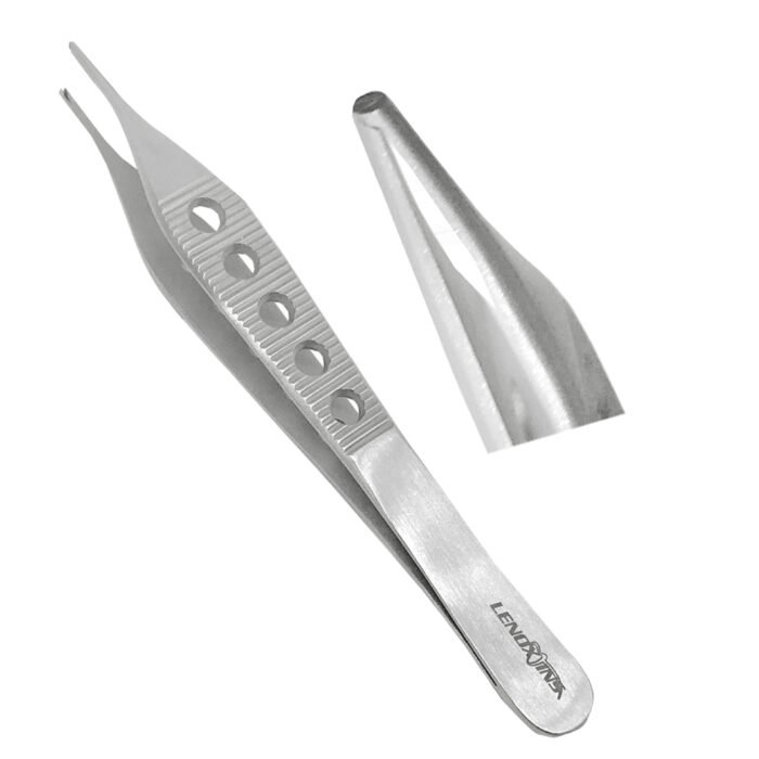Adson Tissue Forceps 12cm 1x2 Teeth Ergonomic Handle - Precision Dental Surgical Instrument - Image 1