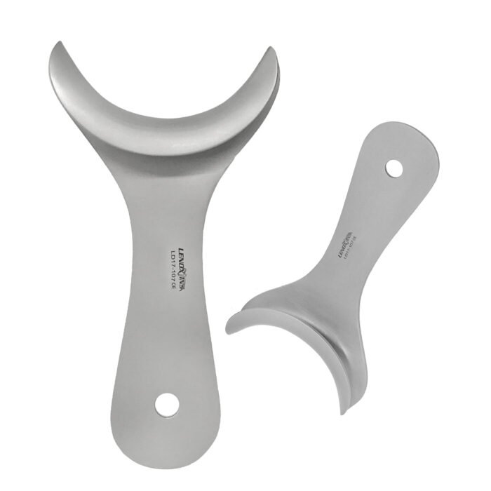 Cheek Retractor Single Ended Set of 2 - Precision Dental Surgical Instrument - Image 1