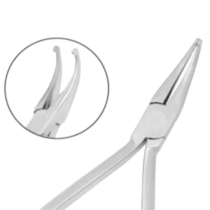 How Utility Plier Curved 12.5CM - Precision Tool for Orthodontic Applications - Image 1