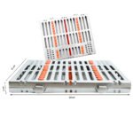 Cassette for 10 Scalers - 20x18x2CM - Premium Storage Solution for Dental Instruments