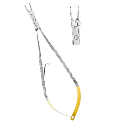 Micro Needle Holder Cutting Edge, Thumb-Lock, STR 18cm - Precision Surgical Instrument