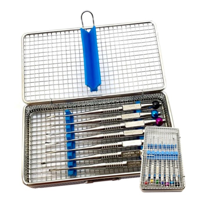PDL Luxating Elevators Set Of 7 in Cassette - Precision Dental Surgical Instrument Set - Image 1