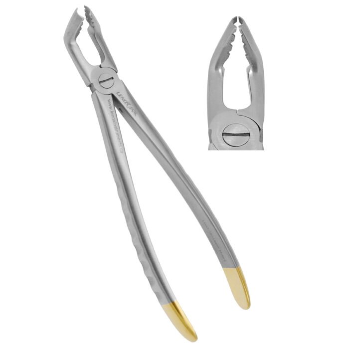 Deep Gripping Atraumatic Universal Extraction Forceps Lower Molars - Premium Dental Surgical Instrument - Image 1