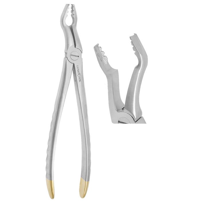 Deep Gripping Atraumatic Universal Extraction Forceps Upper Molars - Precision Dental Surgical Instrument - Image 1