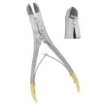 Wire Cutter TC Insert, Double Action 18cm - Precision Tool for Orthodontic Wire Cutting