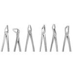 Prime Universal Atraumatic Extracting Set Deep Gripping, Set of 6 - Precision Dental Surgical Tool Kit - Image 2