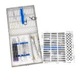 Atraumatic Extraction Kit - 11 Instruments in Cassette - Precision Dental Surgical Set by Lenox Instruments