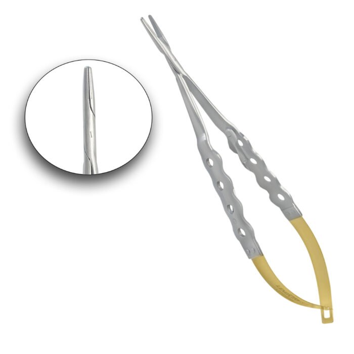 Castro-Viejo Needle Holder Twist Joint, Straight 16cm TC - Precision Surgical Instrument - Image 1