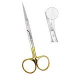 Iris Scissors 11.5cm Straight TC - Precision Dental Surgical Instrument