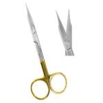 Goldman-Fox Scissors 13cm Straight TC - Precision Dental Surgical Instrument