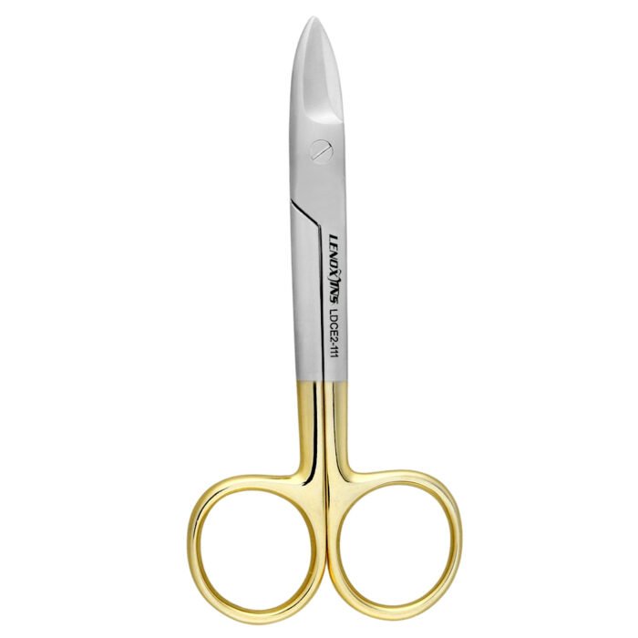 Lenox Instruments Beebee Crown Scissors 110mm – Straight Saw Edge - Image 2