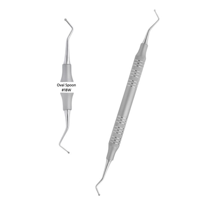 Excavators Oval Spoon #18W - Precision Dental Tool - Image 1