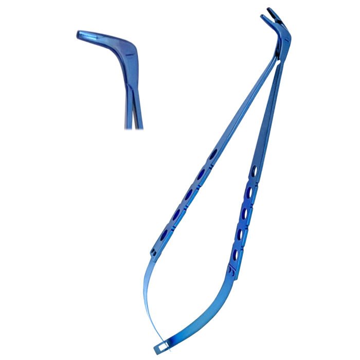 Matrix Band Holding Forceps - Sectional Matrix Inserting Forceps TC- Blue Titan - Image 1