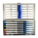 PDL Periotomes Set of 7 in Cassette - Precision Dental Surgical Instrument Set