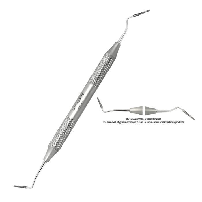 Periodontal Files 3S/4S Sugarman Buccal/Lingual - Precision Dental Surgical Instrument - Image 1