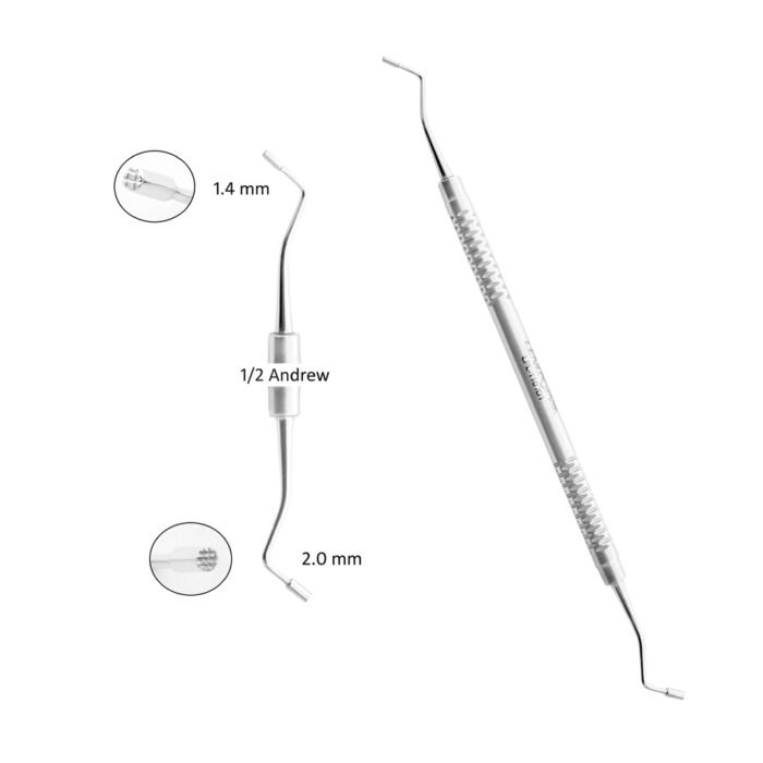 Condensers Andrew 1.4 mm / 2.0mm Double Ended - Precision Dental Instrument - Image 1