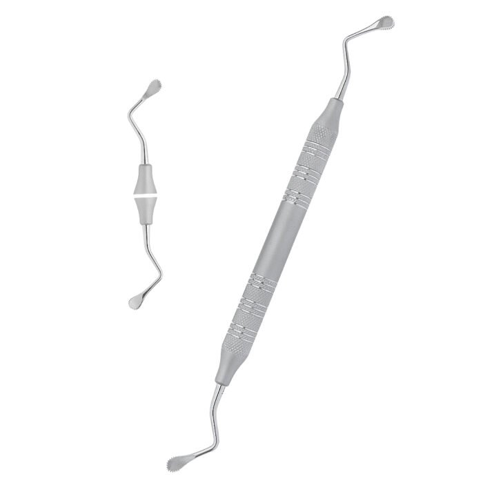 Lucas Bone Curettes Micro Serrated 5mm - Precision Dental Surgical Instrument - Image 1
