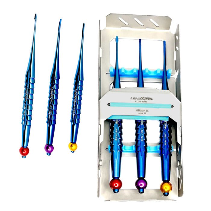 PDL Luxating Elevators Set Of 3 - Precision Dental Extraction Instrument Set by Lenox Instruments - Image 1