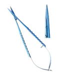 Micro Scissors Castroviejo 15cm Straight Titanium - Precision Microsurgical Instrument