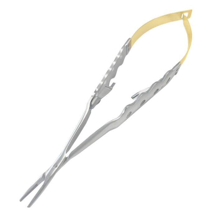 Castro-Viejo Needle Holder Twist Joint, Straight 16cm TC - Precision Surgical Instrument - Image 3