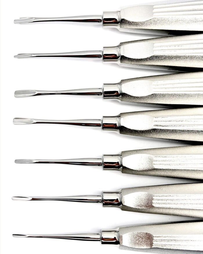 Luxating Elevators Set of 7 - Precision Dental Surgical Instrument Kit - Image 2