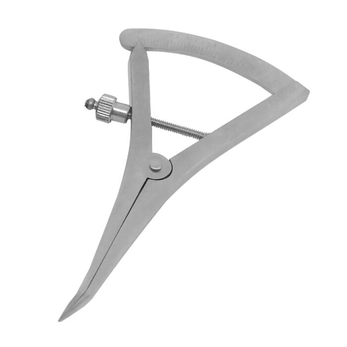 Castroviejo Measuring Clipper Curved - Precision Dental Surgical Instrument - Image 1